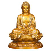 Buddha Stones Amitabha Sakyamuni Medicine Buddha Figurine Compassion Metal Copper Statue Home Decoration Decorations BS 13