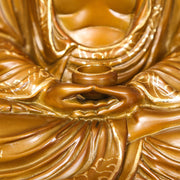 Buddha Stones Amitabha Sakyamuni Medicine Buddha Figurine Compassion Metal Copper Statue Home Decoration Decorations BS 10