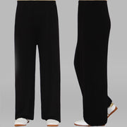 Buddha Stones Summer Elastic Waist Tai Chi Qigong Practice Modal Unisex Pants Unisex Pants BS Black 3XL-FIT FOR US/UK/AU/EU-2XL