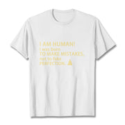 Buddha Stones I Am Human Tee T-shirt