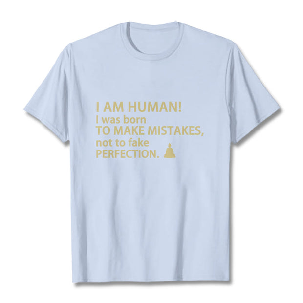 Buddha Stones I Am Human Tee T-shirt