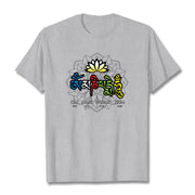 Buddha Stones Om Mani Padme Hum Lotus Tee T-shirt T-Shirts BS Light Grey 2XL