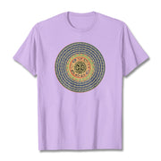 Buddha Stones 108 Om Mani Padme Hum Mantra Sanskrit Tee T-shirt