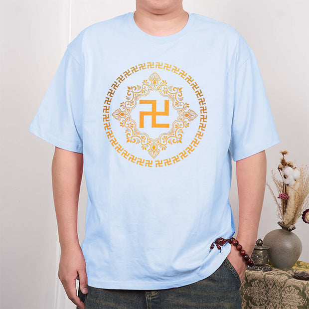 Buddha Stones Swastika Tee T-shirt