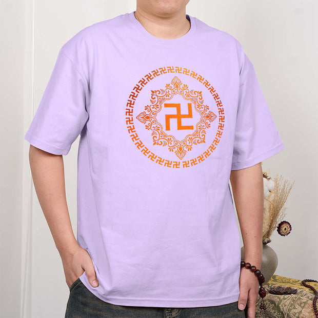 Buddha Stones Swastika Tee T-shirt T-Shirts BS 15