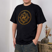 Buddha Stones Swastika Tee T-shirt T-Shirts BS 7