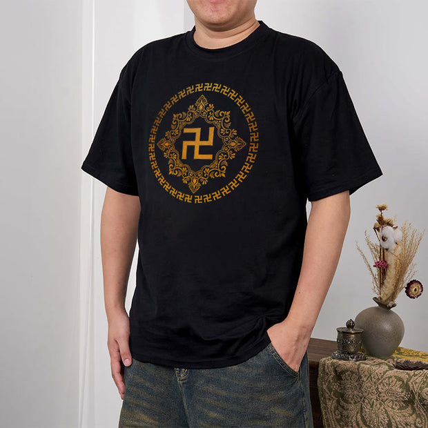 Buddha Stones Swastika Tee T-shirt