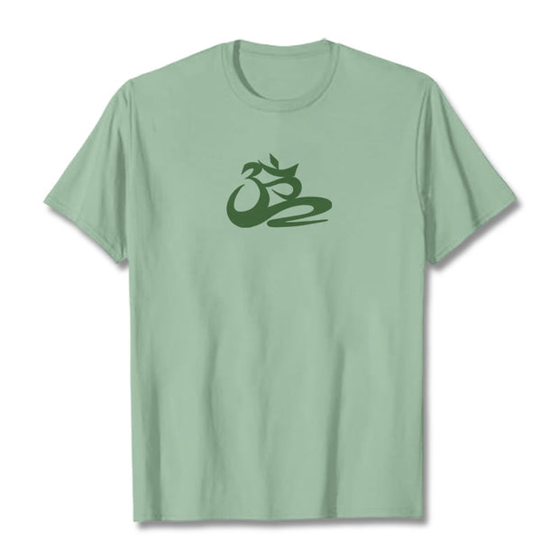 Buddha Stones OM Tee T-shirt T-Shirts BS Pale Green 2XL