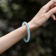 Buddha Stones Natural Aquamarine Serenity Bangle Bracelet (Extra 30% Off | USE CODE: FS30) - image 3