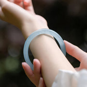 Buddha Stones Natural Aquamarine Serenity Bangle Bracelet (Extra 30% Off | USE CODE: FS30) - image 11