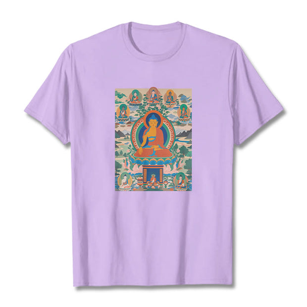 Buddha Stones The Medicine Buddha Sutra Transformed Into Art Tee T-shirt