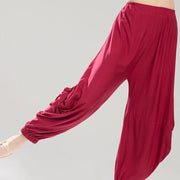 Buddha Stones Plain Color Modal Dance Yoga Breathable Pants Women's Pants BS 11