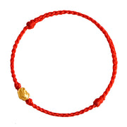 Buddha Stones 999 Gold Chinese Lock Charm Fu Character Protection Handmade Rope Bracelet (Extra 30% Off | USE CODE: FS30) - image 10