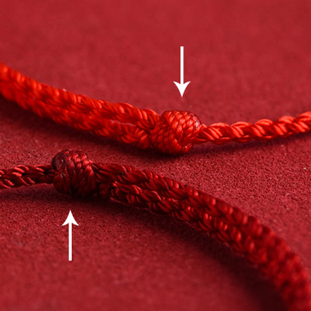 Buddha Stones 999 Gold Chinese Lock Charm Fu Character Protection Handmade Rope Bracelet (Extra 30% Off | USE CODE: FS30) - image 15