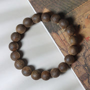 Buddha Stones Natural Brunei Texture Agarwood Strength Bracelet Bracelet BS 2