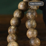 Buddha Stones 108 Mala Beads Hoi An Agarwood Ward Off Evil Spirits Bracelet Mala Bracelet BS 11