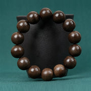 Buddha Stones Tarakan Basic Floating On Water Agarwood Peace Bracelet Bracelet BS 20mm(Wrist Circumference 14-16cm)