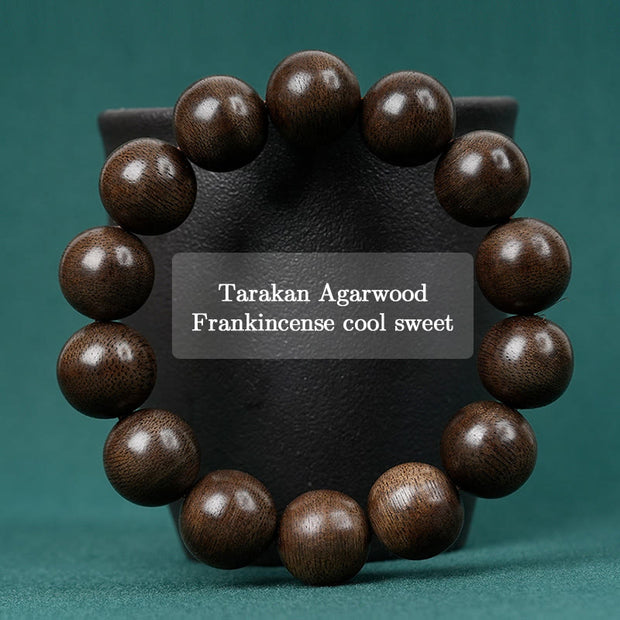 Buddha Stones Tarakan Basic Floating On Water Agarwood Peace Bracelet Bracelet BS 4