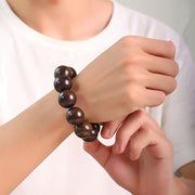 Buddha Stones Tarakan Basic Floating On Water Agarwood Peace Bracelet Bracelet BS 12