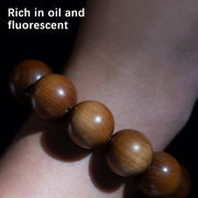 Buddha Stones Mysore Sandalwood Wood Bead Healing Mala Bracelet Bracelet BS 10