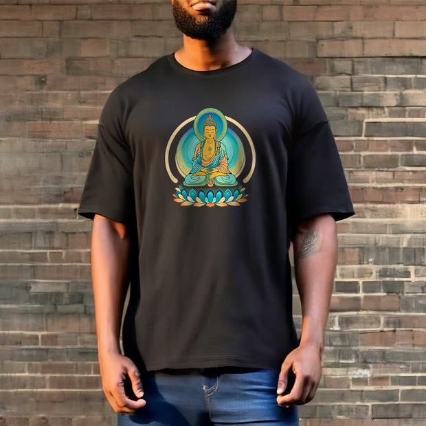 Buddha Stones Lotus Buddha Tee T-shirt