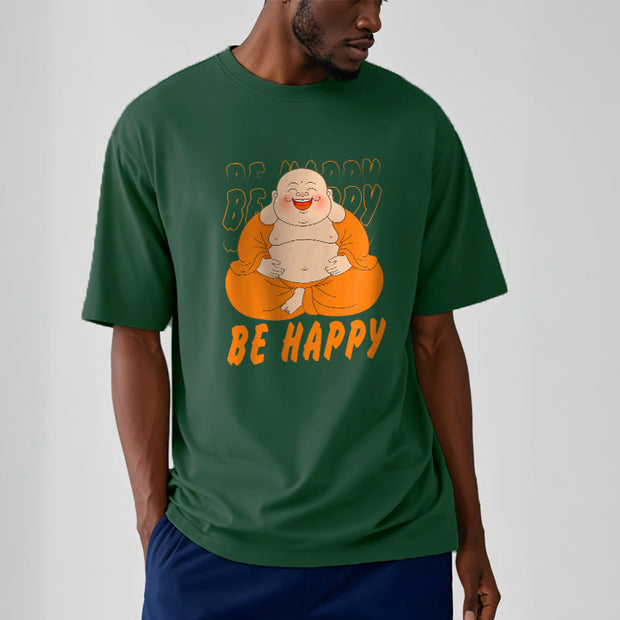 Buddha Stones Be Happy Tee T-shirt