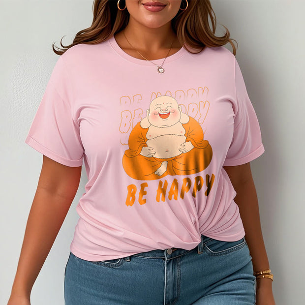 Buddha Stones Be Happy Tee T-shirt