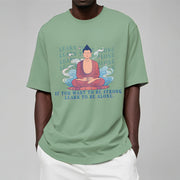 Buddha Stones Learn To Be Alone Tee T-shirt