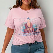 Buddha Stones Learn To Be Alone Tee T-shirt