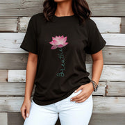 Buddha Stones BREATHE Lotus Tee T-shirt