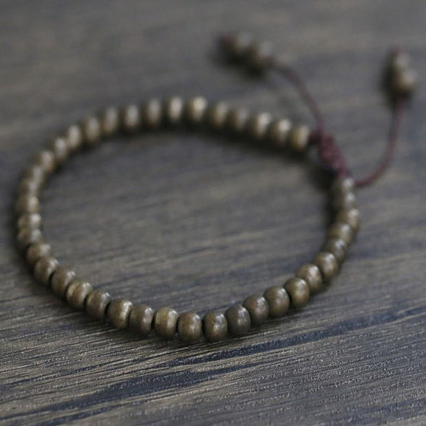 Buddha Stones Copper Brass Beads Balance Wealth Simple Bracelet