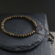 Buddha Stones Copper Brass Beads Balance Wealth Simple Bracelet