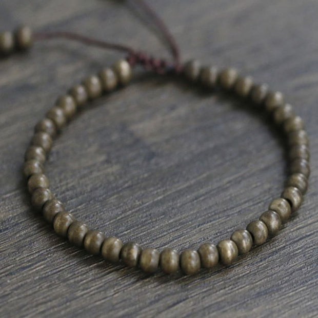 Buddha Stones Copper Brass Beads Balance Wealth Simple Bracelet