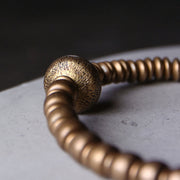 Buddha Stones Balance Copper Luck Brass Bracelet