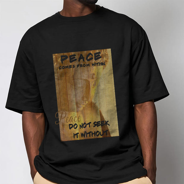 Buddha Stones Peace Comes From Within Tee T-shirt