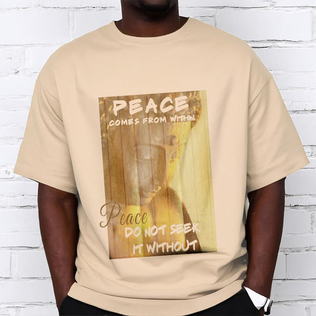 Buddha Stones Peace Comes From Within Tee T-shirt