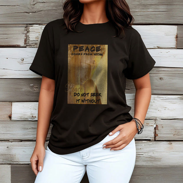 Buddha Stones Peace Comes From Within Tee T-shirt