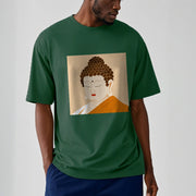 Buddha Stones Close Eyes And Relax Buddha Tee T-shirt