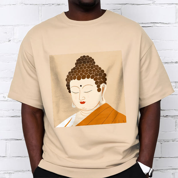 Buddha Stones Close Eyes And Relax Buddha Tee T-shirt