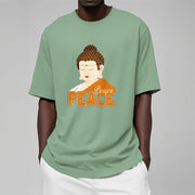 Buddha Stones Close Eyes Peace Buddha Tee T-shirt