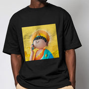 Buddha Stones Buddha Picks Up The Phone Tee T-shirt