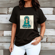 Buddha Stones Lotus Meditation Buddha Tee T-shirt