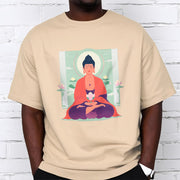 Buddha Stones Lotus Meditation Buddha Tee T-shirt