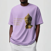 Buddha Stones A Disciplined Mind Brings Happiness Buddha Tee T-shirt