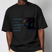 Buddha Stones Happiness Never Decreases By Being Shared Buddha Tee T-shirt