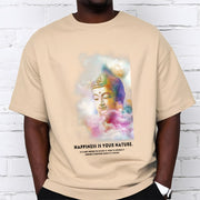 Buddha Stones Happiness Is Your Nature Tee T-shirt