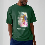 Buddha Stones Happiness Is Your Nature Tee T-shirt