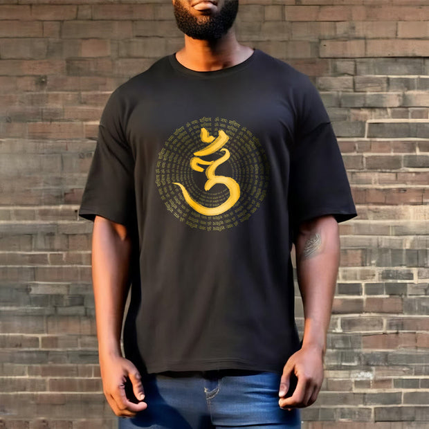 Buddha Stones 108 OM NAMAH SHIVAYA Mantra Sanskrit Tee T-shirt