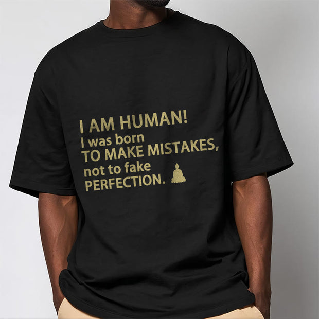 Buddha Stones I Am Human Tee T-shirt