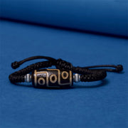 FREE Today: Increase Wisdom And Wealth Tibetan Nine-Eye Dzi Bead Three-eyed Dzi Bead Rope Bracelet FREE FREE 6